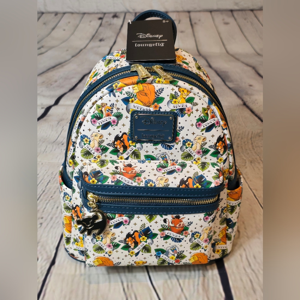 Loungefly Lion King Hard Tag Mini Backpack